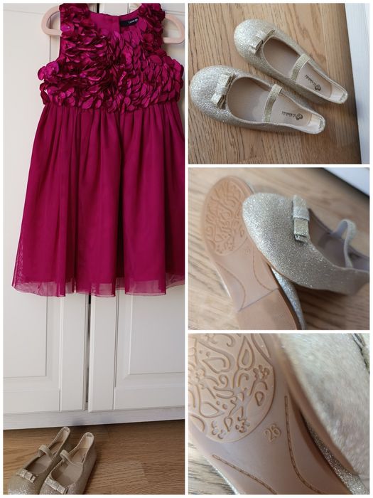 Официални рокли 2,3,4 г. и обувки н.25 26 27