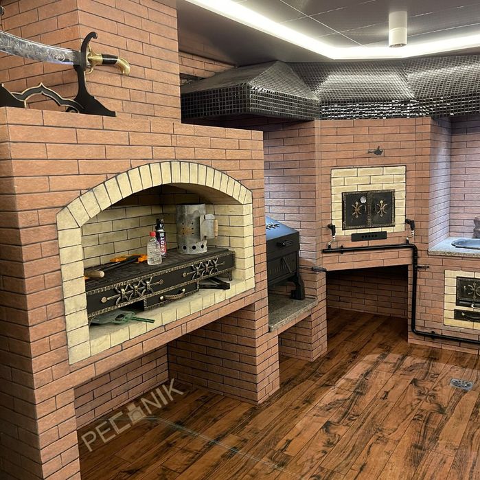 LETNIE kuhni Barbekyu Kamin