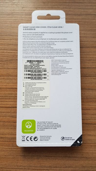 Husa Clear view Originala Samsung Galaxy Note 20 ULTRA!Noua!Sigilata!Activa