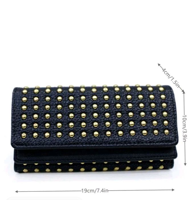 Дамско портмоне, черен цвят