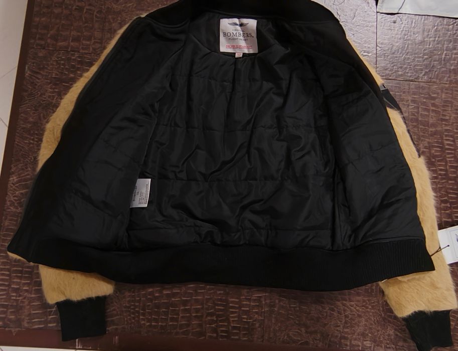 Geaca Original Bomber, impermeabila, din lana naturala, masura S și M