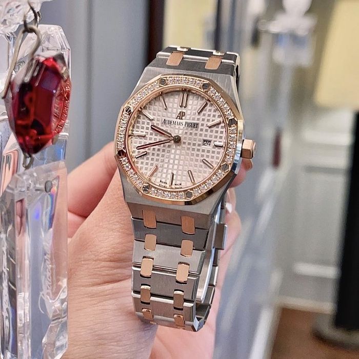 ap royal oak roze 33,mm lady