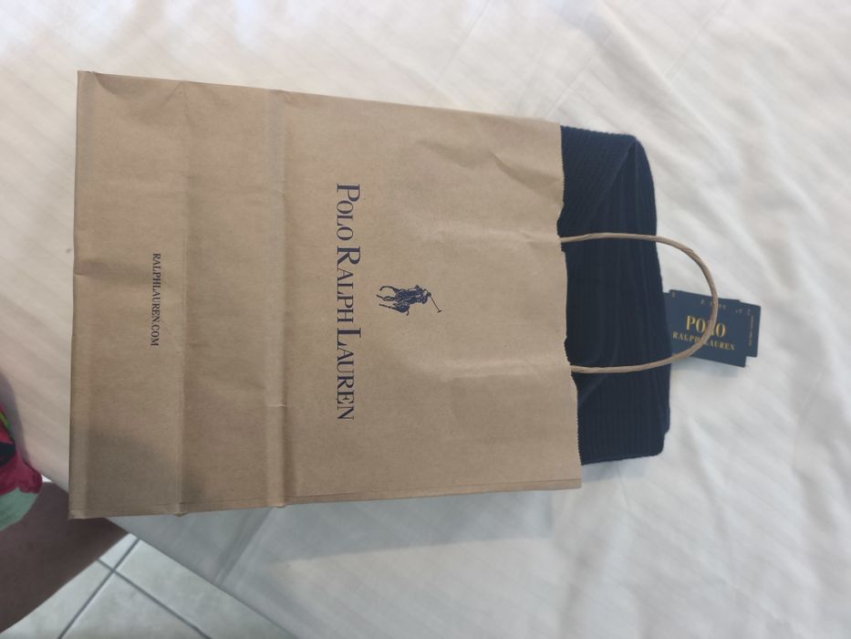 Мъжки шал шапка и ръкавици  Polo Ralph Lauren Merino woоl