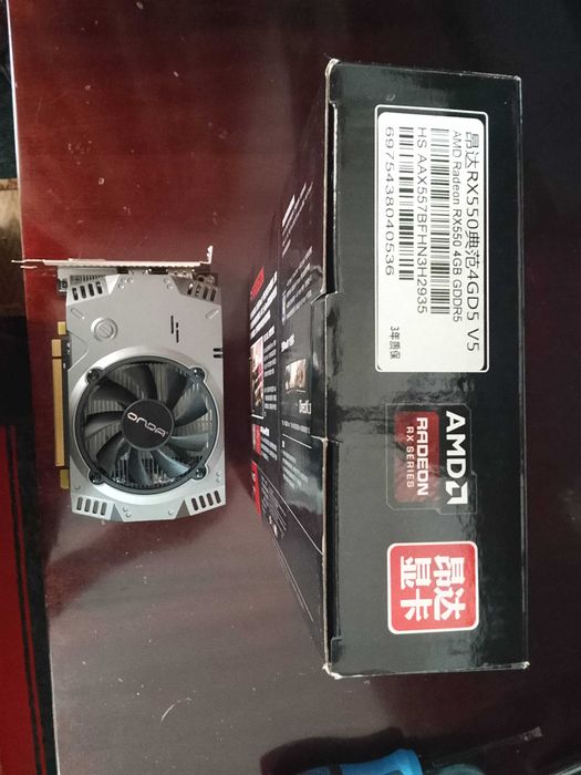 Видеокарта RX 550 4 Гб