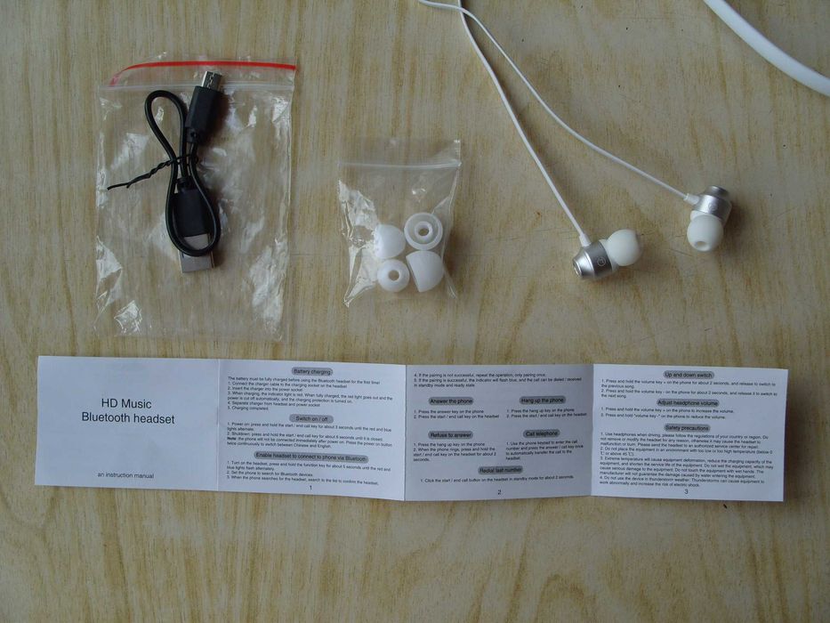 Безжични Bluetooth спортни слушалки Smorss