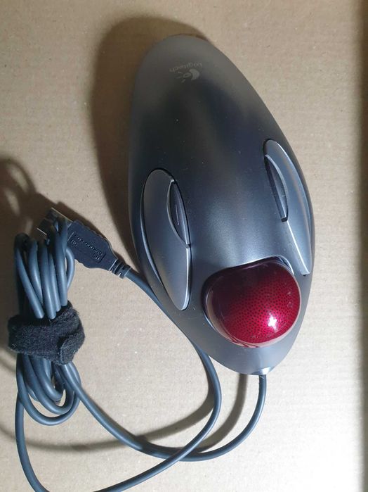 Logitech Trackman Marble Trackball – Wired USB Ergonomic Mouse