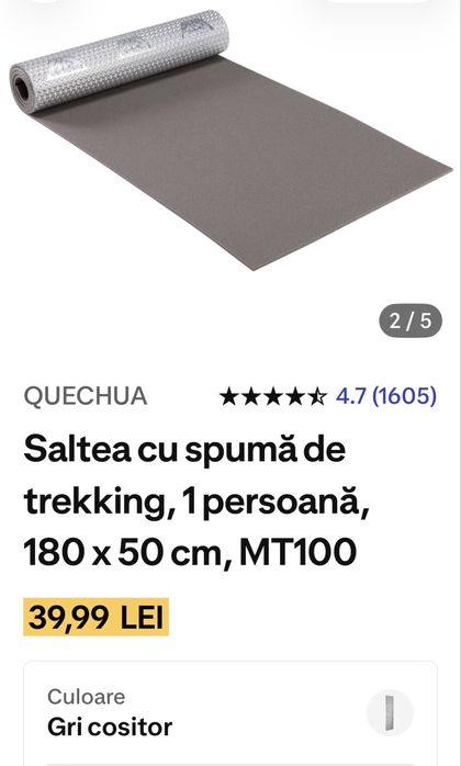 Set cort, saltea si sac de dormit pt camping, festivaluri