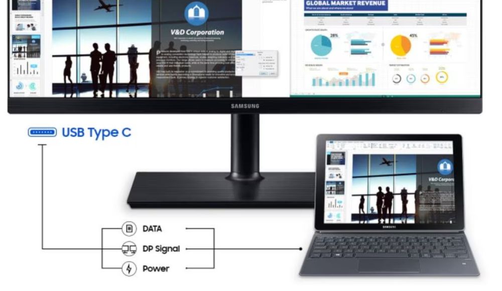 Monitor LED PLS Samsung SH85, 26.9", WQHD 2.5K