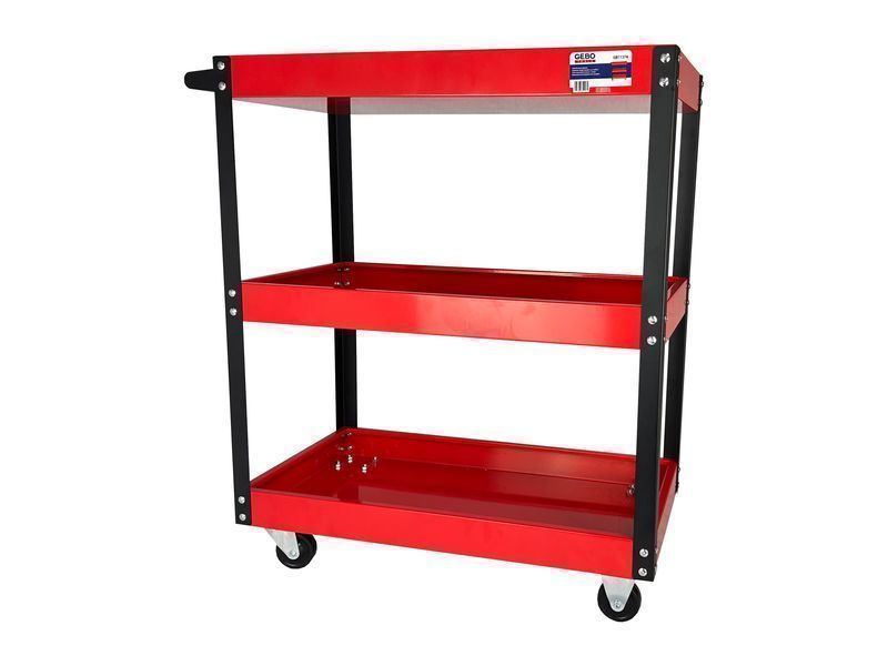 Подвижна метална количка с 3 рафта gebo tools