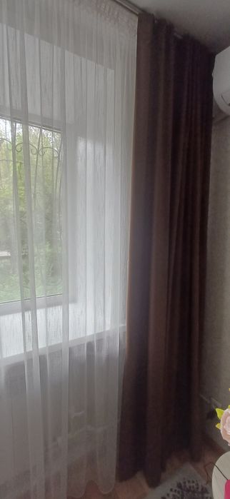 Продам шторы + тюль в отличном состоянии.