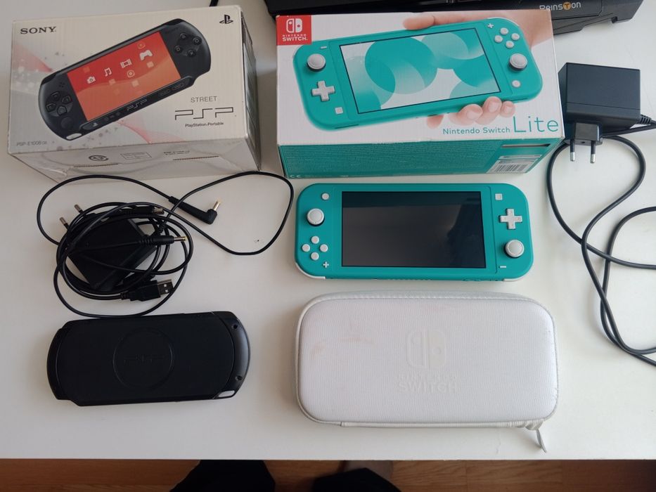 Продаю 2 приставки Nintendo Switch Lite Turquoise и SONY