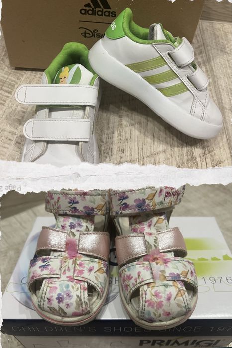 Детски Сандали  primigi/Детски маратонки Adidas tinkerbell номер 25