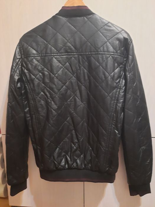 Кожаная подростковая куртка