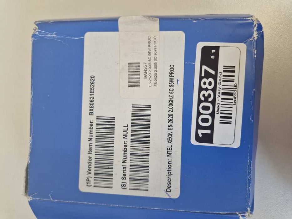 Intel E5-2620 2.00G 6C 95W процесор
