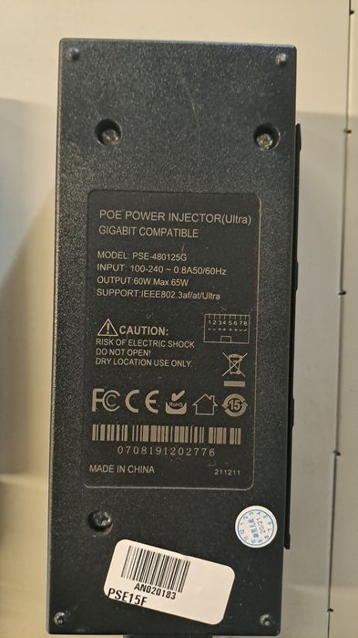Swich+INJECTOR Poe+Extender Poe+Sursa APC