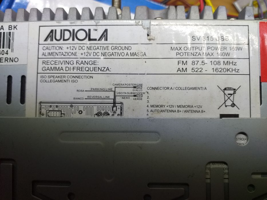 Dvd auto cu usb,card,fata detasabila nou