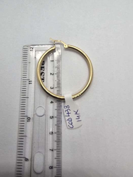 Vand cercei din aur 14 k 4.16 g cod 438