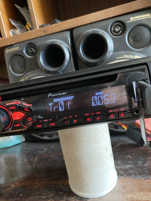 PIONEER deh-1800ub - 4X50W- USB AUX CD mp3 плеър за кола сд авто радио