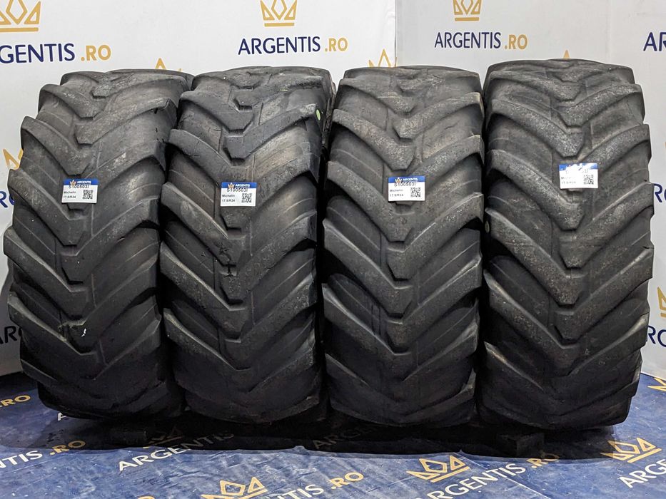 Set 4 anvelope 17.5/R24 (460/70/R24) Michelin (cod S100503I)