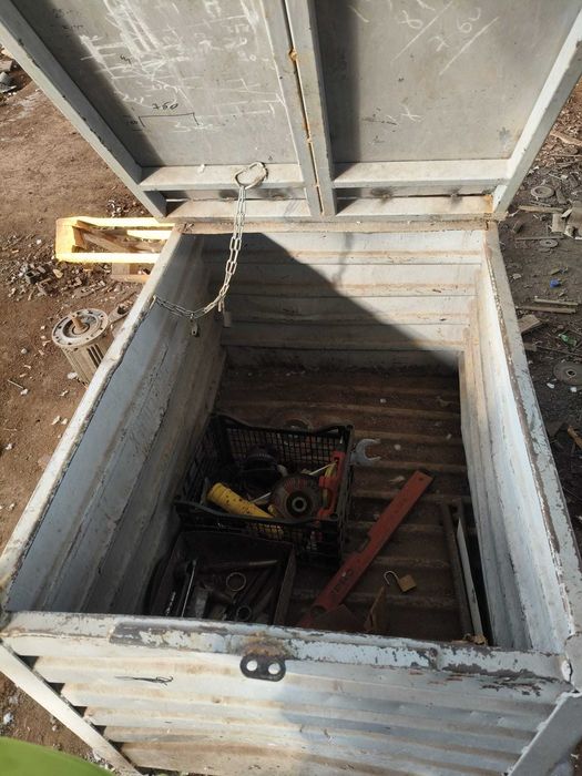 cutie metalica carucior cusca depozitare