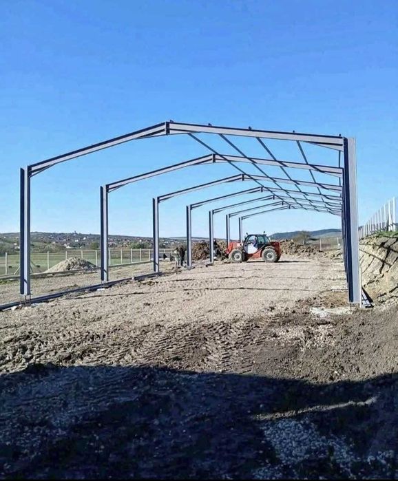 Vand hala metalica completa sau doar structura metalica