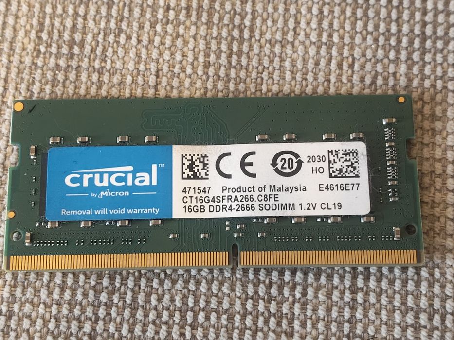 Memorie RAM laptop DDR4 16 gb  SODIMM