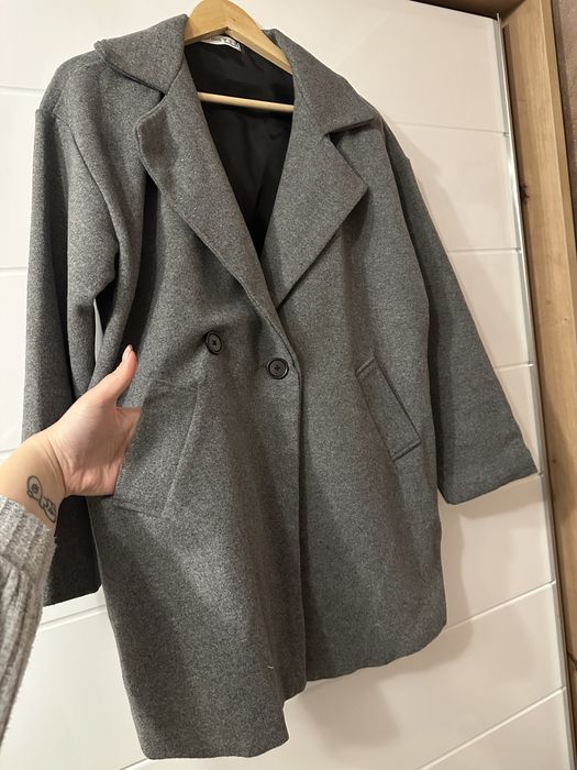 Palton din cașmir supradimensionat damă