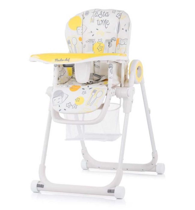 Столче за хранене Chipolino Master Chef,жълто