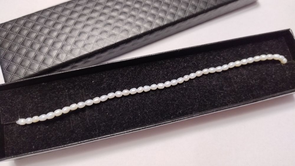 Colier din argint, cu perle de cultura