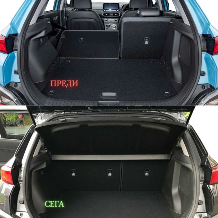 Кора за багажник на Hyundai KONA 2017–2023 (НОВА)