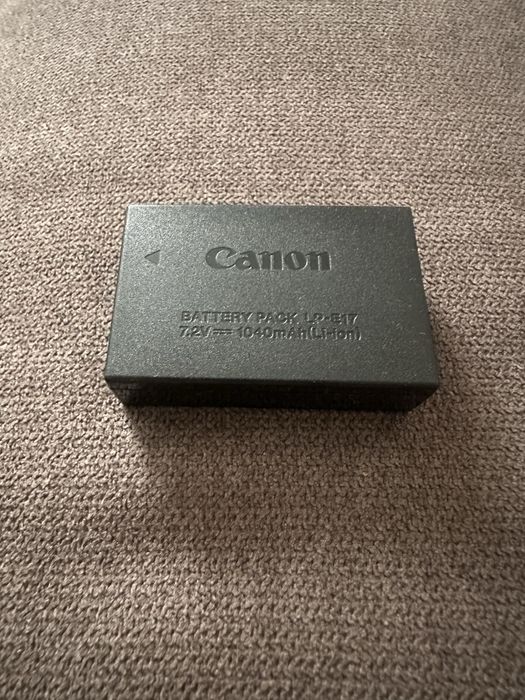 Новый аккумулятор Canon LP-E17 (оригинал) — не пригодился
