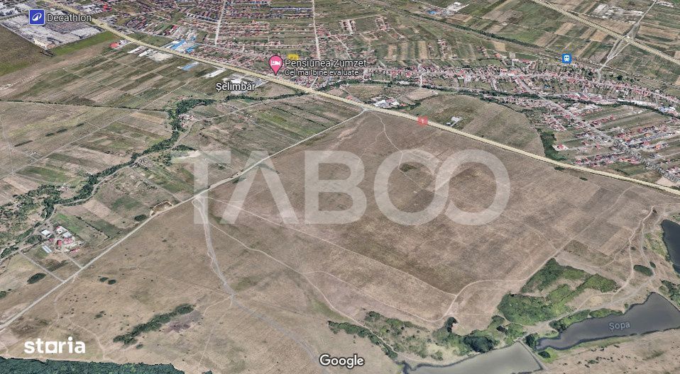 Oportunitate de investitie teren intravilan 2513 mp zona Selimbar