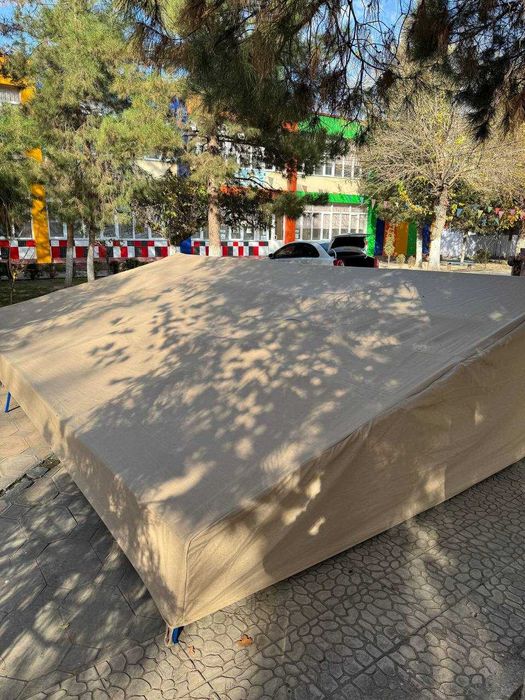 Брезент водоотталкивающий, огнеупорный