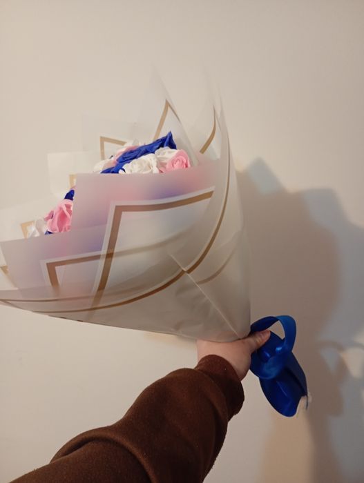 Buchet trandafiri săpun