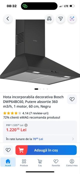 Hota decorativa Bosch