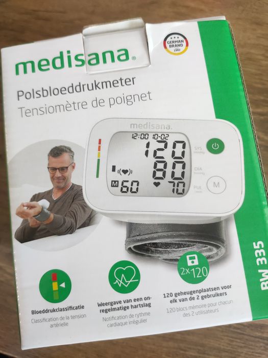 Нов апарат за кръвно налягане за китка Medisana BW 335