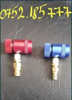 Set complet cuple si adaptoare incarcare freon vechi R 134