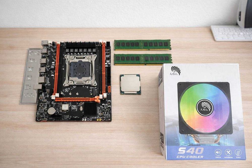 Мощные 12 ядерные комплекты x99 / 2673v3 / озу 16 гб ддр3 / Кулер