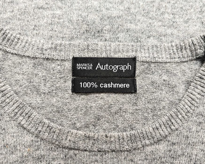 Autograph 100% Кашмирен мъжки пуловер размер L