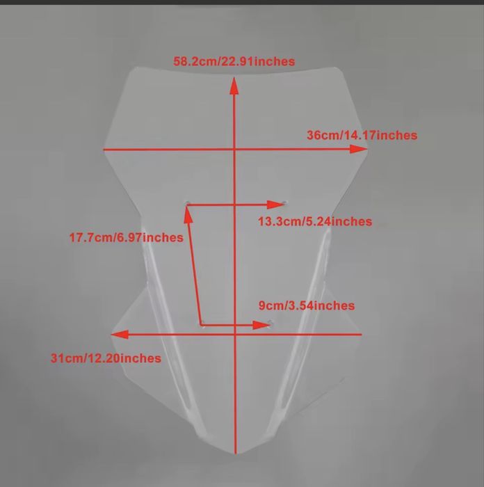 Parbriz Yamaha Tracer 7