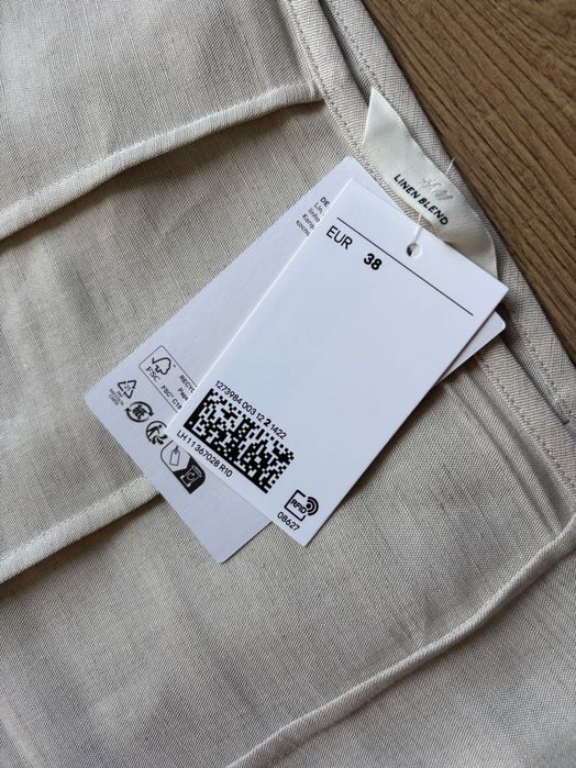 Пола от ленена смес H&M