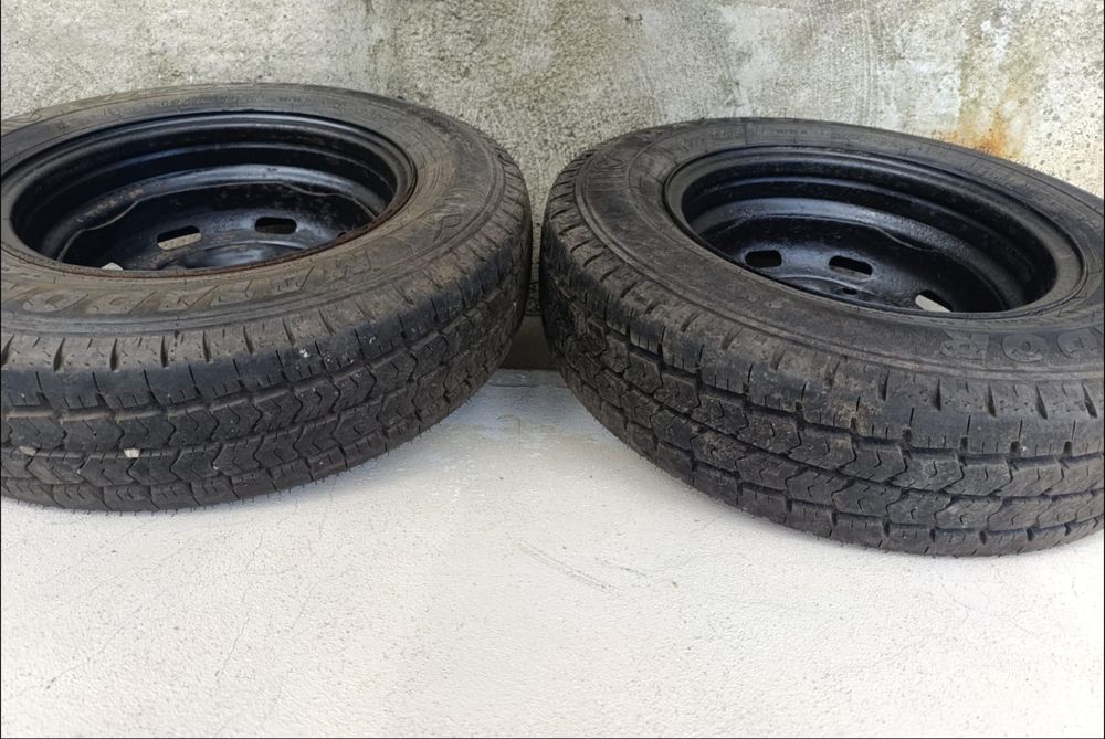 2x anvelope + jante R14