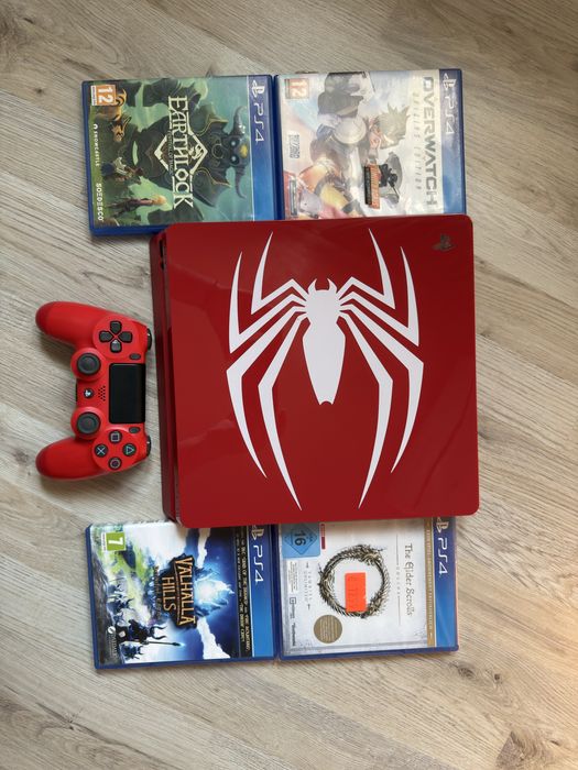 Playstation 4 Slim Spiderman Limited Edition, impecabila !