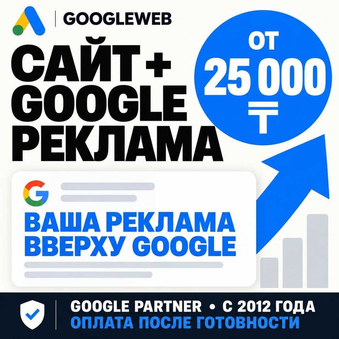 Создание САЙТОВ | Настройка рекламы Google/Гугл. SEO продвижение сайта