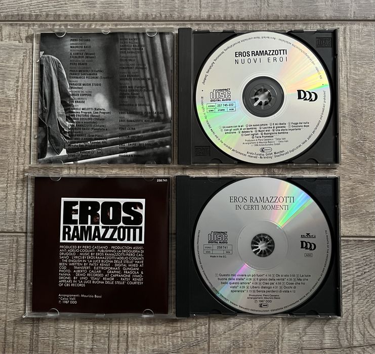 Lot 6 cd-uri originale Eros Ramazzotti