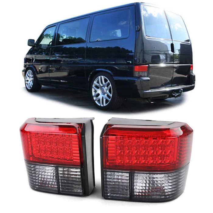 Стопове LED VW t4 БУС Нови 90-03г multyvan ван Т4 caravelle Опушени
