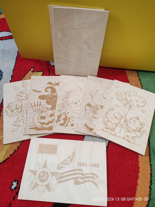 набор досточек для выжигания