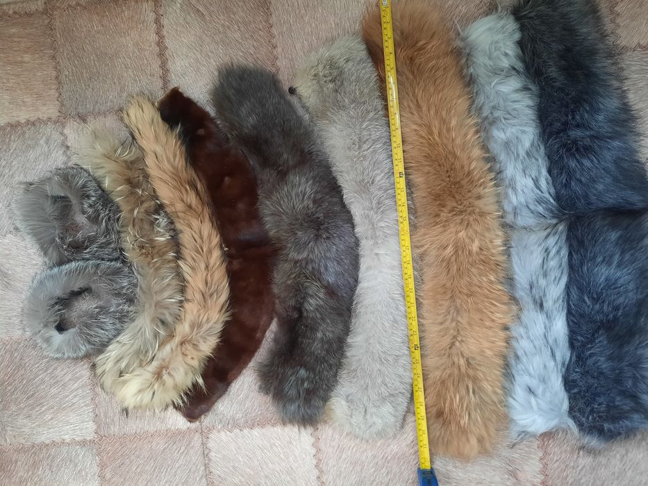 Воротник песец, норка, разные