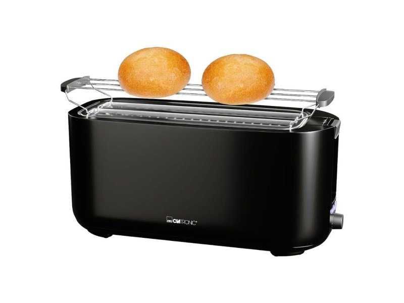 Тостер за 4 Филии Хляб Clatronic TA 3802 - 1400W, Черен
