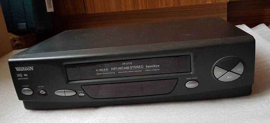 Video Player VHS Watson vr3731 Casete filme